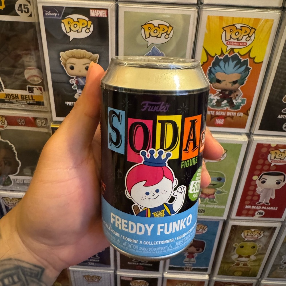 Funko Freddy Funko Soda Figure - Black and Blue